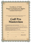 VIP Certificate of Gold Reprint & Full, Lifetime, Reproduction & Reseller's Rights